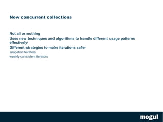 Generics – defining a class Creating a generic interface interface Factory<P> { P create(); } Creating a generic class static class FactoryImpl<T> implements Factory<T> { FactoryImpl(Class<T> c) {...}; public T create() {...} } Factory<My> f1 = new FactoryImpl<My>(My.class); My m1 = f.create(); 