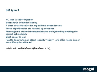 When writing the limiting factor is the type to write (the thing you write into must be same type or a parent) static class Writer<D> { void write(Writer<? super D> w)  { w.write(); } Without this  Writer<My2>  would not be able to write to a  Writer<My> 