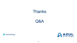 Thanks

Q&A
@JohnWings
55
 