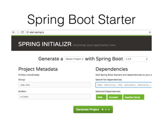 Spring Boot Starter
 