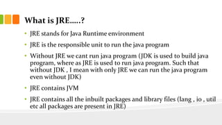 QSpiders - Jdk Jvm Jre and Jit | PPT
