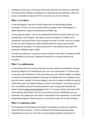 JDN - Les 7 piliers d'une stratégie de transformation numérique pour ...