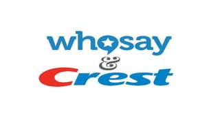 Who say/crest campaign