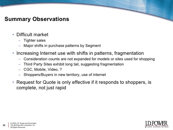 JD Power and Associates Automotive Online Marketing Review
