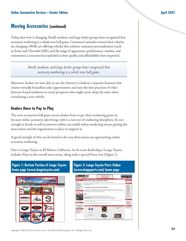 Jd Power Online Automotive Review Fixed Op Web Marketing ...