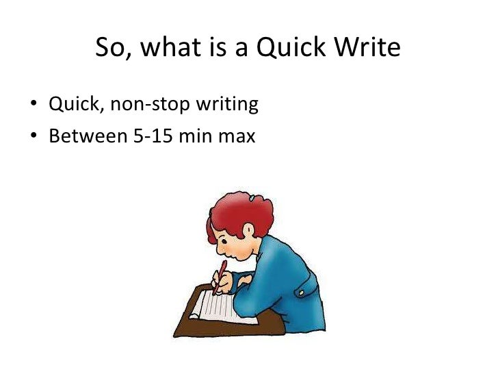 Jd quick writes