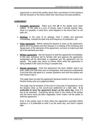 Judicial Dispute Resolution guide | PDF