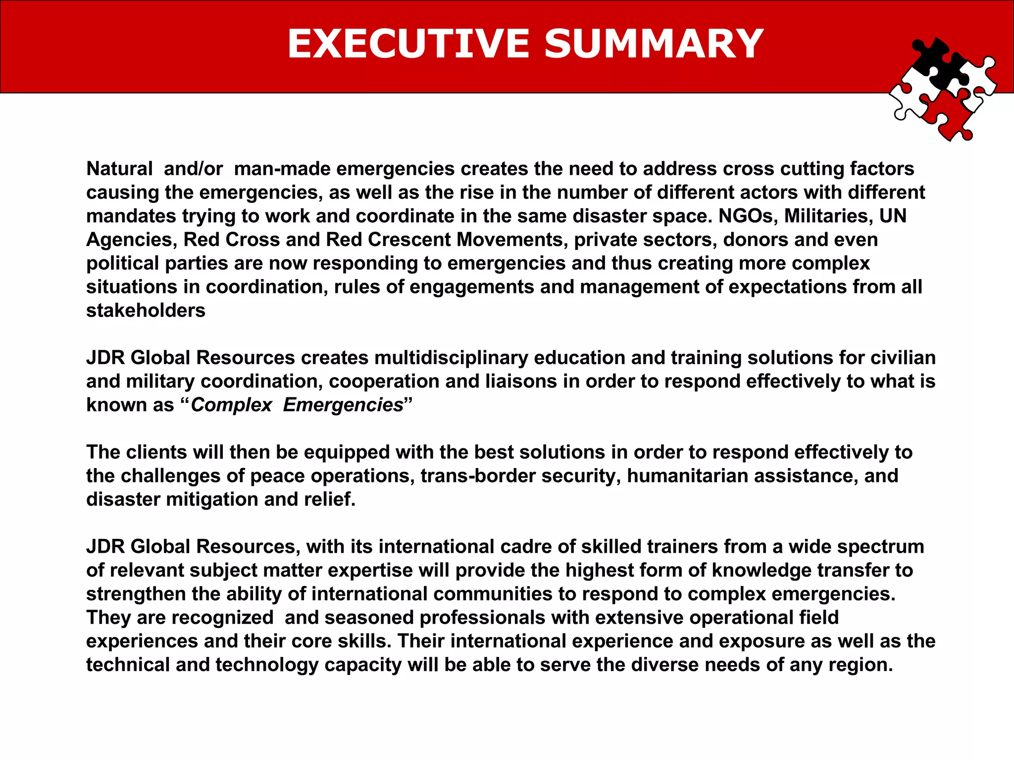 JDR Global Resources | PPT