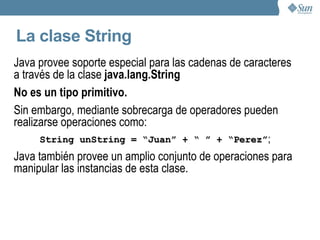 Java en detalle Tipos Primitivos 