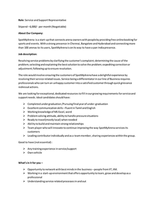 Job Description For Service Representative PDF job-description-for-service-representative-pdf