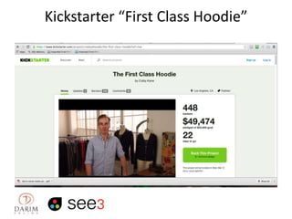 Kickstarter “First Class Hoodie”

 