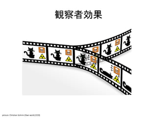 観察者効果
picture: Christian Schirm (Own work) [CC0]
 