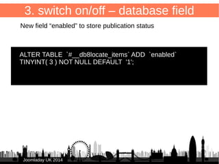 32 
3. switch on/off 
JJoooommllaaddaayy UUKK 22001144 
 