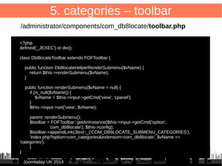 42 
5. categories 
JJoooommllaaddaayy UUKK 22001144 
 