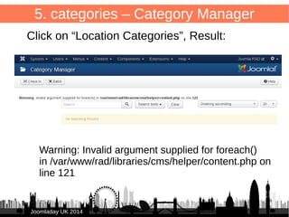 45 
5. categories – list 
JJoooommllaaddaayy UUKK 22001144 
 