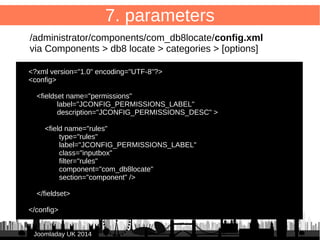 57 
7. parameters 
JJoooommllaaddaayy UUKK 22001144 
 