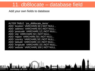 71 
11. my own fields... 
JJoooommllaaddaayy UUKK 22001144 
 