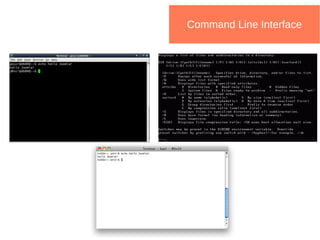 Command Line Interface 
 