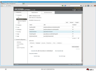 42

RED HAT CONFIDENTIAL

 