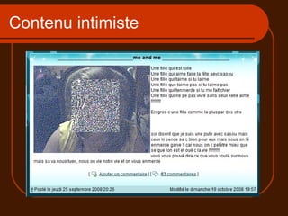 Contenu intimiste 