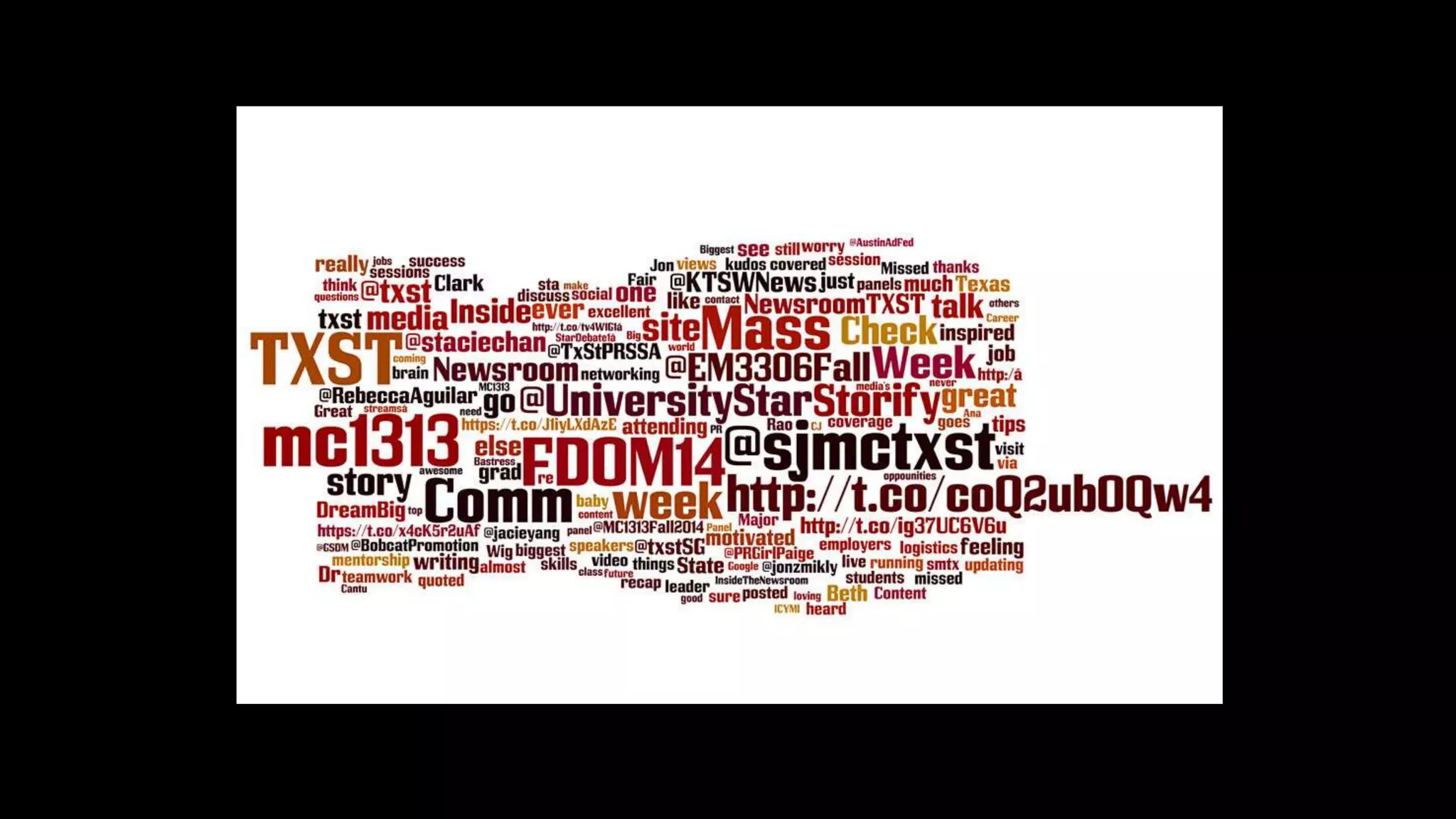 We have a high % of women in the 
mass communication discipline 
An opportunity to address the digital divide 
 