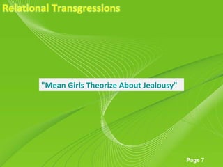 "Mean Girls Theorize About Jealousy"




           Powerpoint Templates
                                       Page 7
 