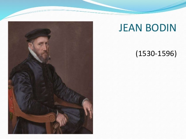 Jean bodin y las formas de gobierno