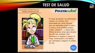 TEST DE SALUD
 