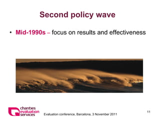 Second policy wave Mid-1990s  –   focus on results and effectiveness 