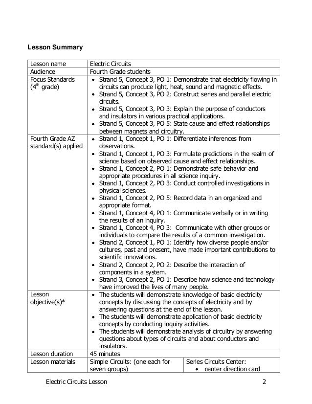 Electrical circuit lesson plan 5th grade h r diagram lesson plan electrical circuit lesson plan 5th grade h r diagram lesson plan