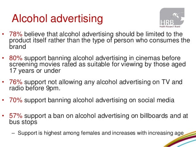 should alcohol ads be banned essay