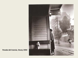 Parada del tranvía, Vevey 1954
 