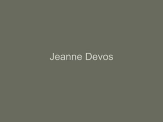 Jeanne Devos 