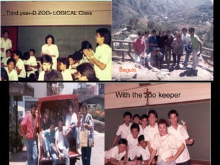 Third year-D ZOO- LOGICAL Class  With the zoo keeper Baguio 