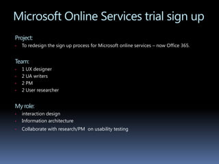 Final SiteAfter months of conceptual work, design and prototyping the beta build is nearly doneThe final beta site is a vast improvement upon the current version of my msnThere are still many bugs in the beta build that have not been correctedMany of the features I proposed did not make it into the new version:Dynamic themesUnlimited new content and gadgetsModule reviews and comments from usersModule recommendationsModule detail pagesFull scalability of site