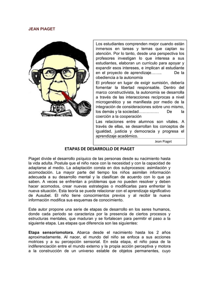 Jean piaget | PDF