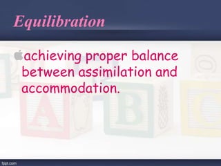 Jean Piaget's Cognitive Developemnt Theory | PPTX