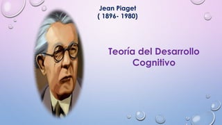 Jean Piaget
( 1896- 1980)
Teoría del Desarrollo
Cognitivo