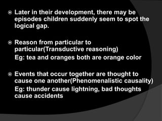 Jean piaget cognitive development stages by dr ali | PPTX
