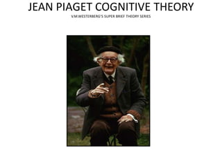 JEAN PIAGET COGNITIVE THEORY
V.M.WESTERBERG’S SUPER BRIEF THEORY SERIES
 