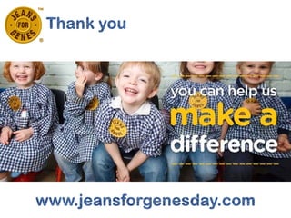 Jeans for genes presentation