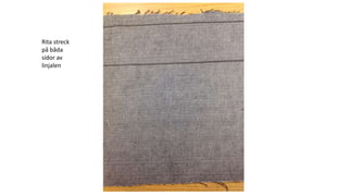 Rita streck
på båda
sidor av
linjalen
 