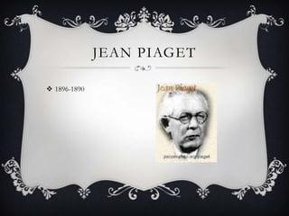 JEAN PIAGET

 1896-1890
 