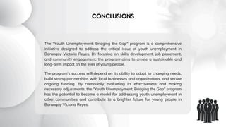 Action plan on Youth Unemployment: Bridging the Gap | PDF