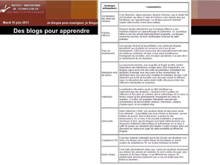 Des blogs pour apprendre 
