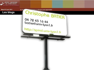 Les blogs 