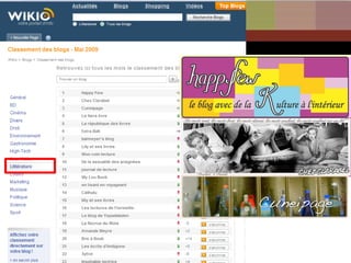 Des blogs  : Pour voir ce qu’il se fait 