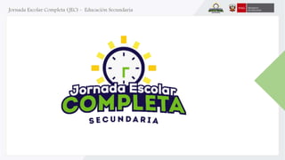 MODELO DE SERVICIO EDUCATIVO - SECUNDARIA