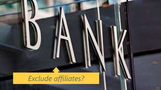 z
Exclude affiliates?
 