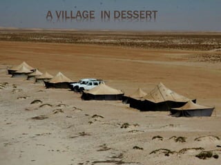 A VILLAGE IN DESSERT 
 